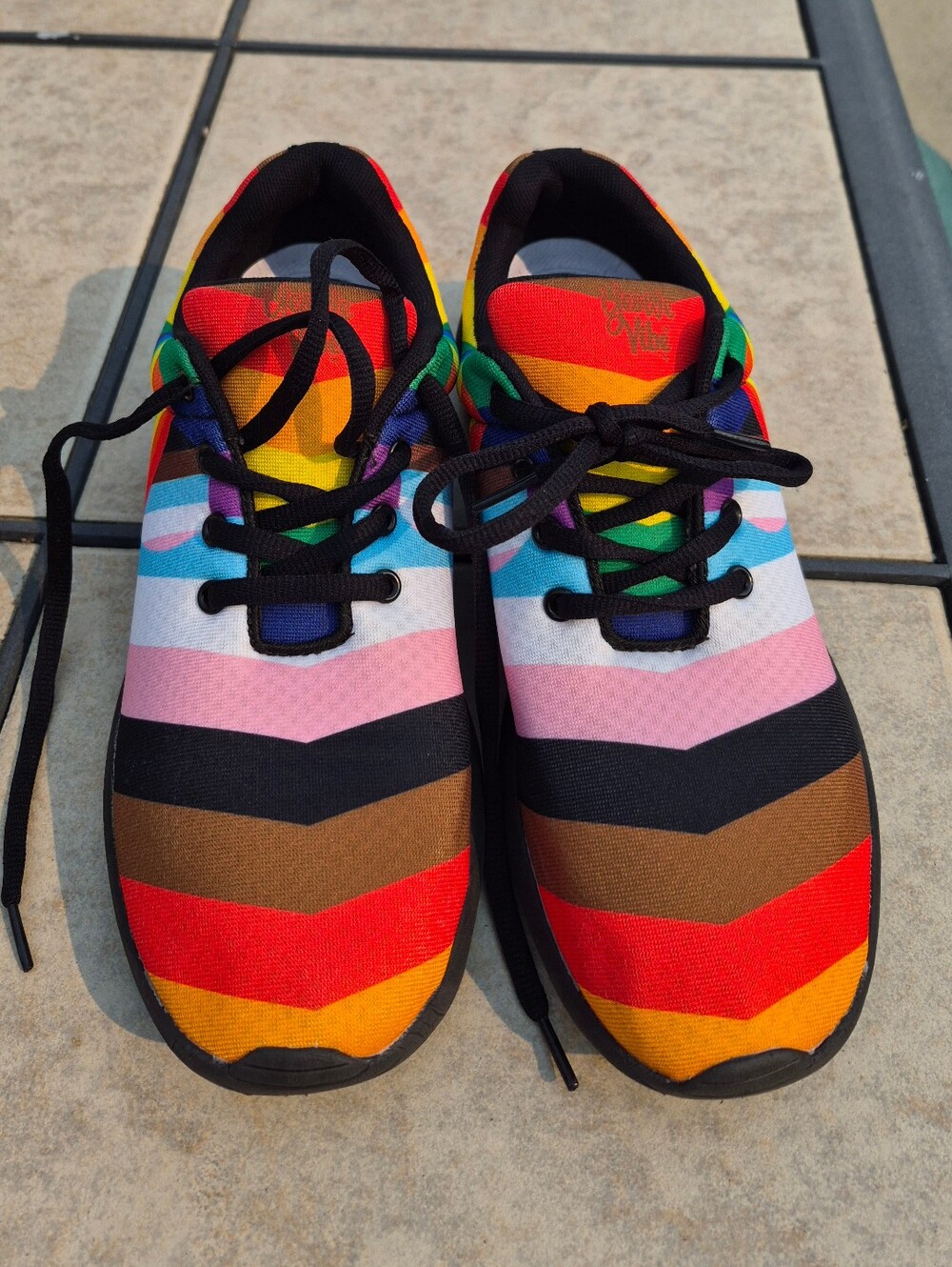 Yes We Vibe "Colourful Heart" Pride Collection Sneakers